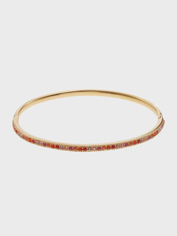 Gekleurde Bangle - Rose en Camellia