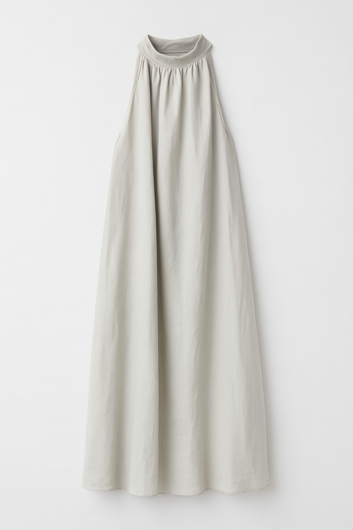 Halter Dress Light Taupe - By Liev