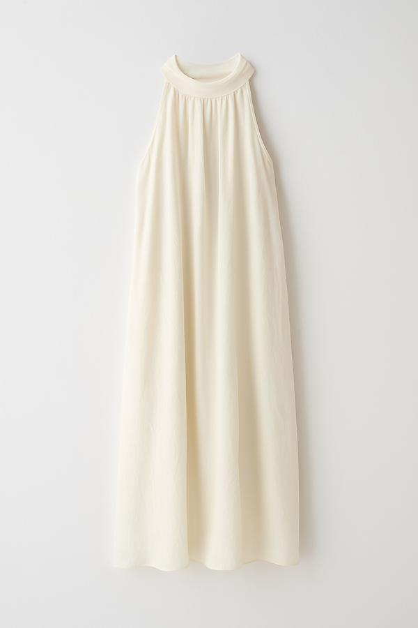 Halter Dress White - By Liev