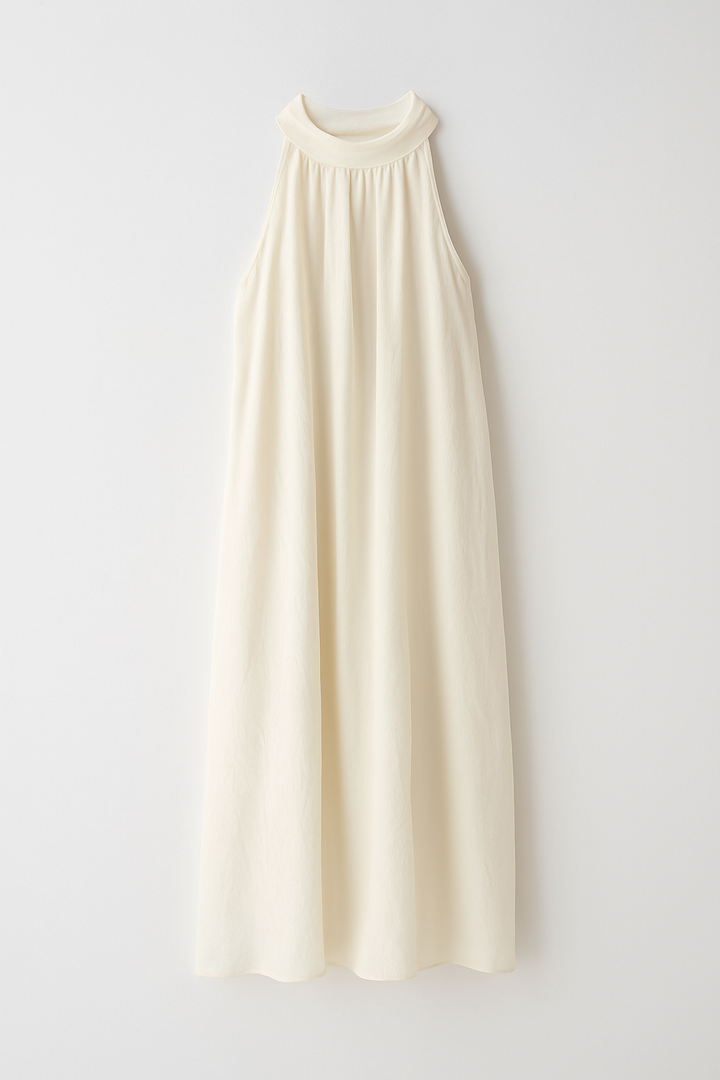 Halter Dress White - By Liev