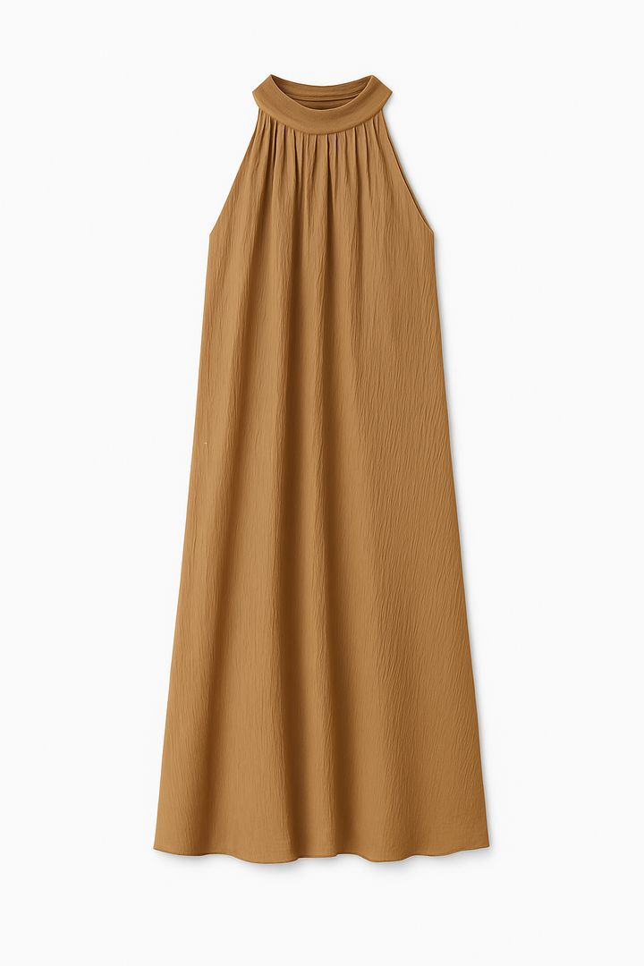 Halter Dress Taupe - By Liev