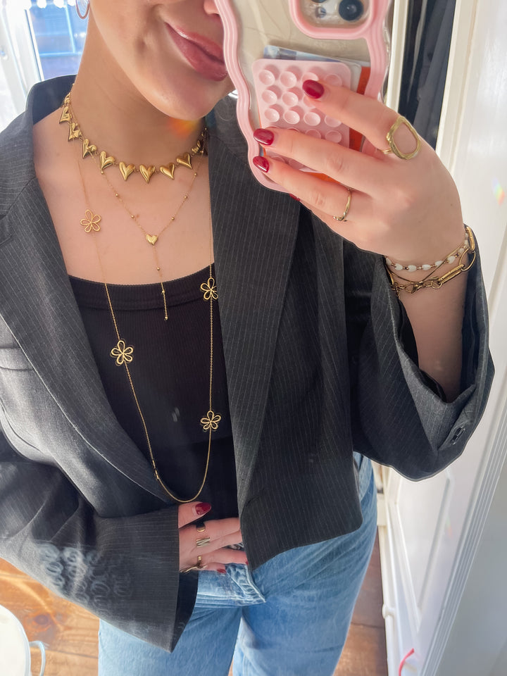 Kai necklace gold - By Liev