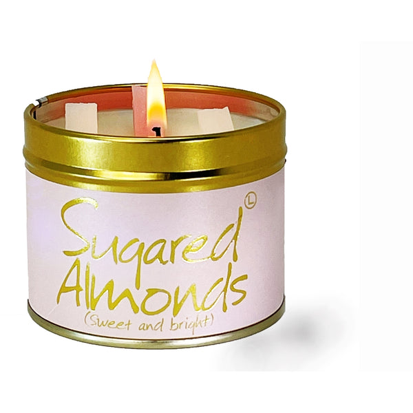 Scented Candle Sugard Almonds - Lily Flame - By Liev