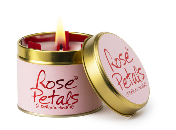 Scented Candle Rose Petals - Lily Flame - By Liev