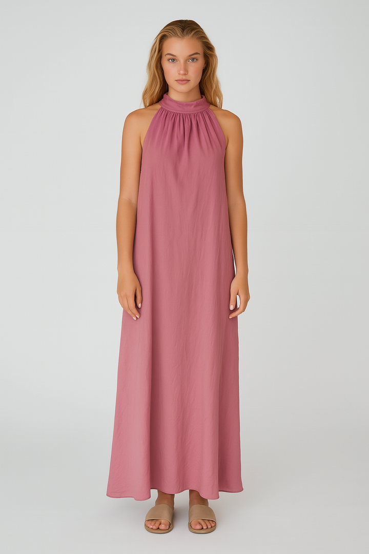 Halter Dress Pink - By Liev
