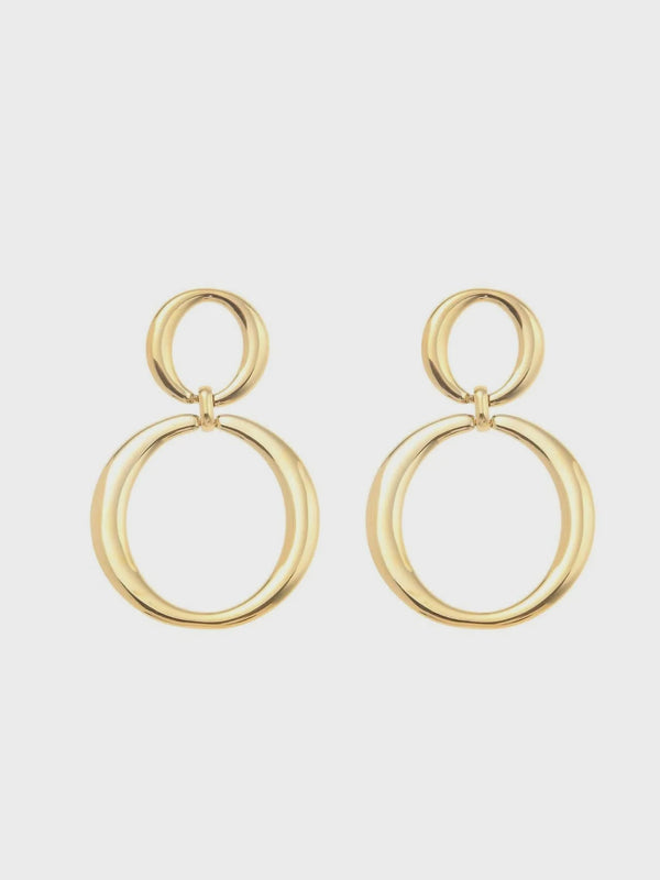 Statement Oorbellen - Rose en Camellia