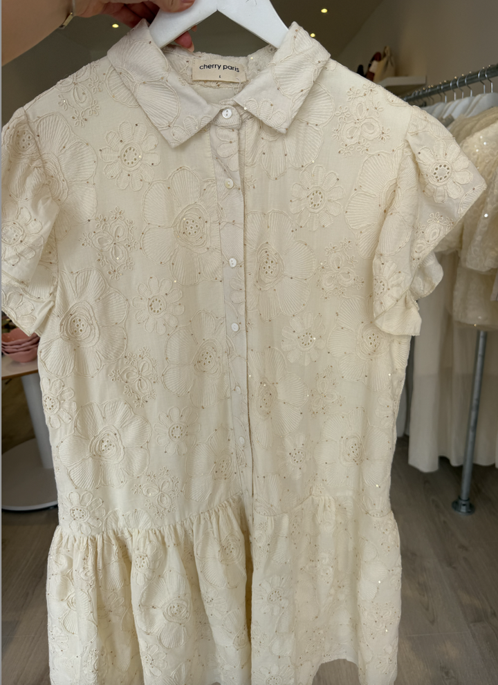 Jurk met bloemen en glitter - Liev