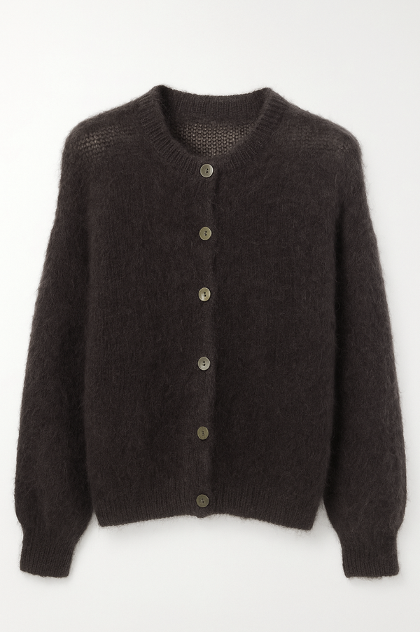Mohair Cardigan Grey