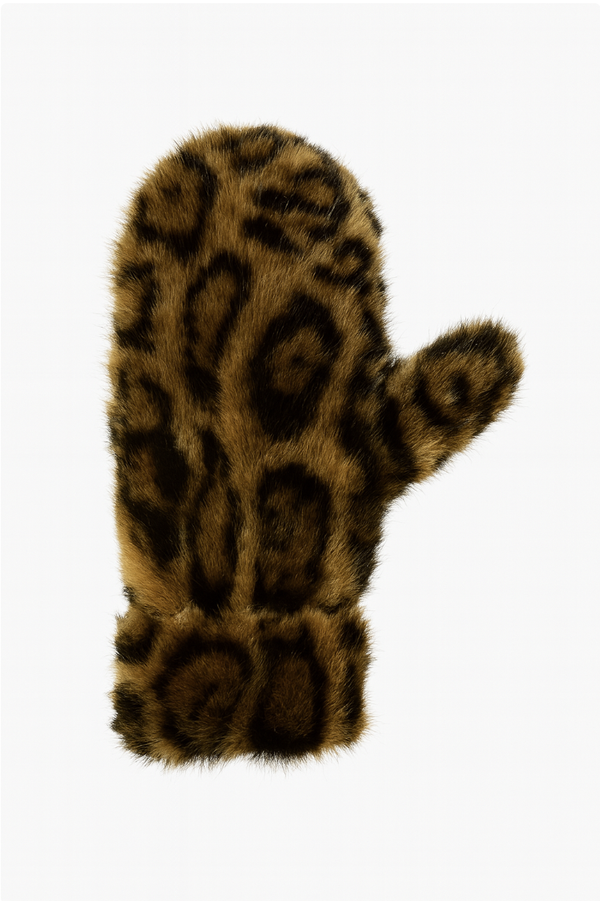 Leopard Mittens