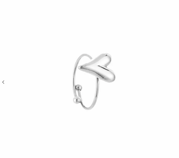 Love ring silver - By Liev