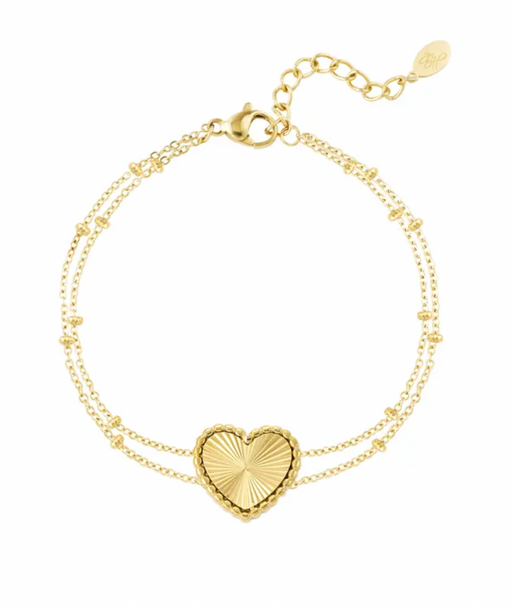 Maya bracelet gold - By Liev