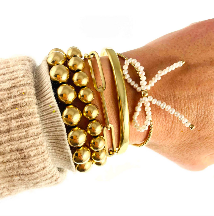Strik Armband Met Zoetwaterparels - Blinckstar - By Liev