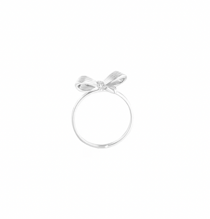 Little bow ring silver - By Liev