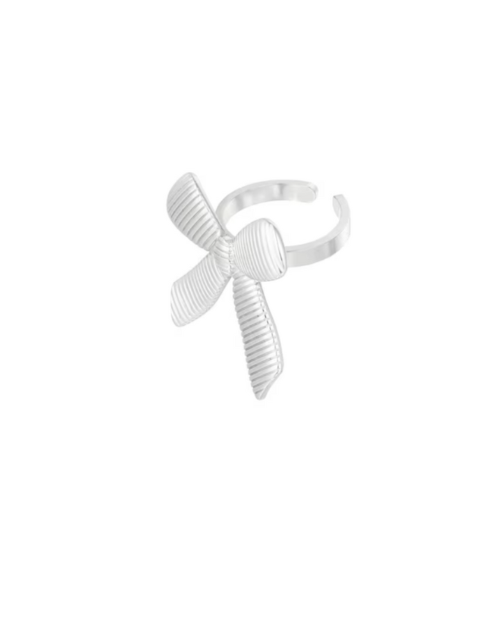 Bow ring silver - By Liev
