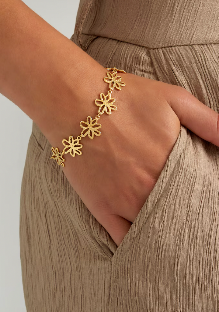Floral party bracelet - By Liev