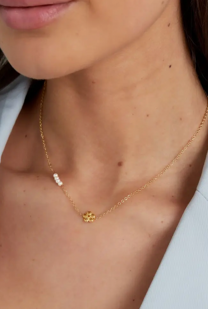 Lula necklace gold - By Liev