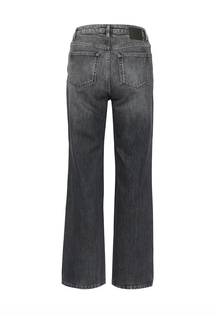 Louis High Wide Jeans Dark Grey - My Essential Wardrobe - By Liev