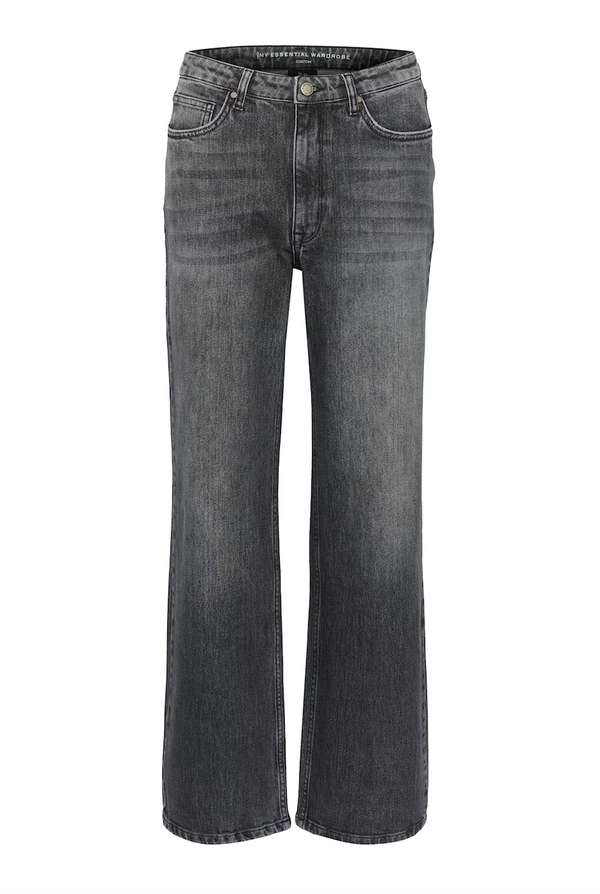 Louis High Wide Jeans Dark Grey - My Essential Wardrobe - By Liev
