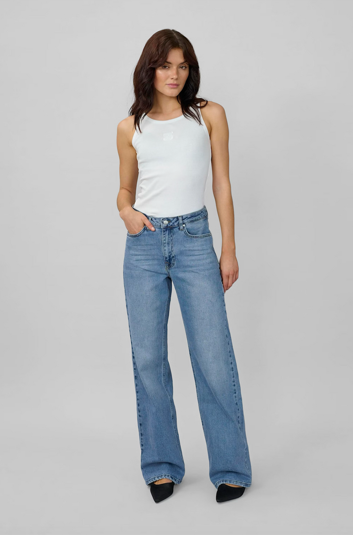 Louis High Wide Jeans Blue - My Essential Wardrobe - By Liev
