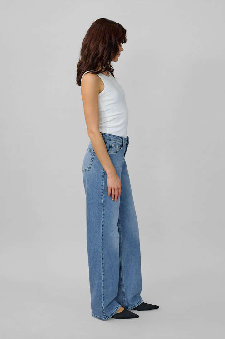 Louis High Wide Jeans Blue - My Essential Wardrobe - By Liev