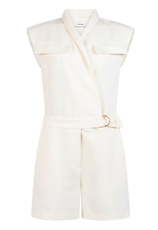 Megan Jumpsuit White - Aaiko - By Liev