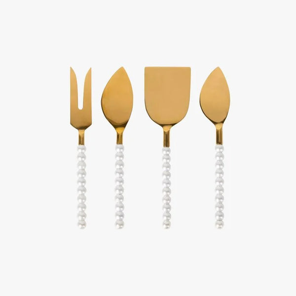 Set of Pearl Cheese Knives - By Liev