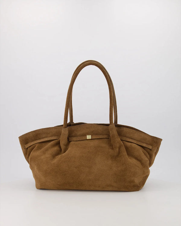 Suéde Tas Taupe Groot