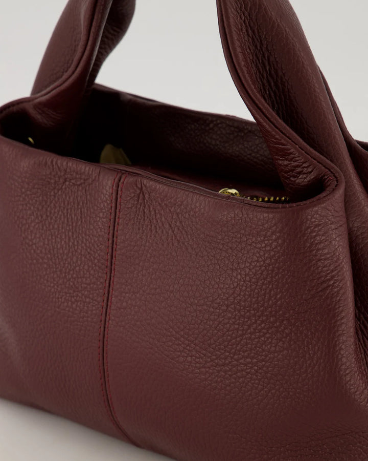 Leren Tas Burgundy - By Liev