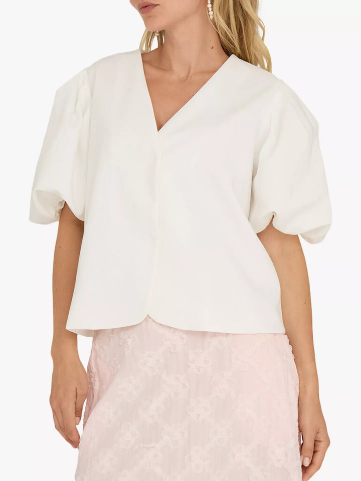 Christa Jacket White - A-view - By Liev