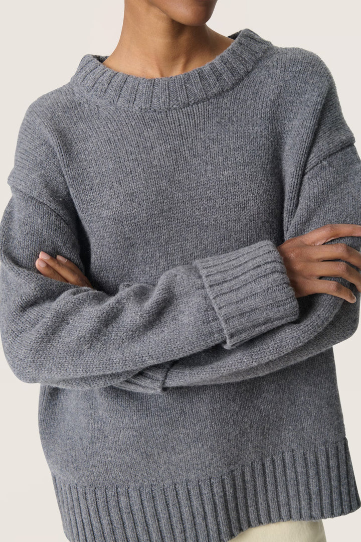 Pullover Grey - Soaked - Liev