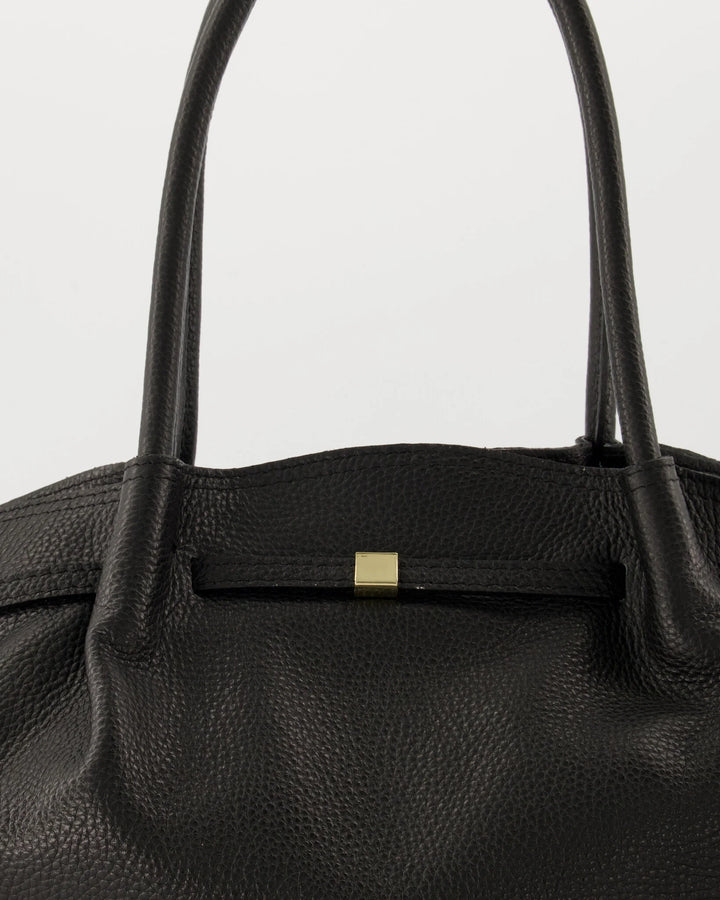 Leren Tas Zwart - Liev