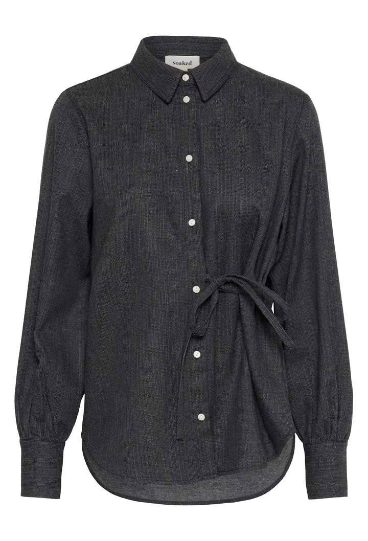Dark Grey Blouse - Soaked - Liev