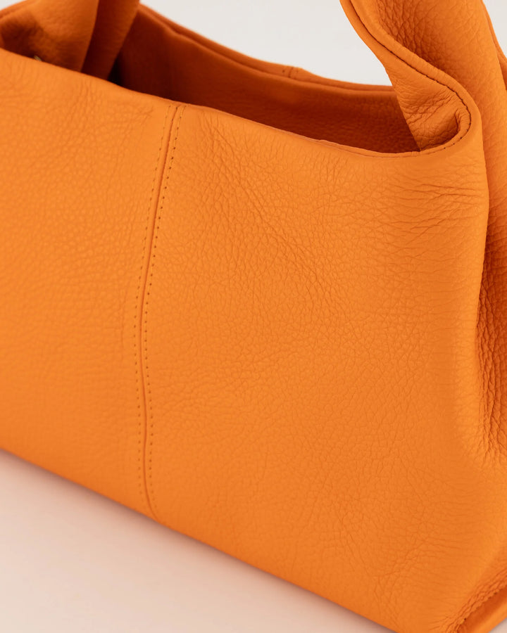 Leren Tas Oranje - By Liev