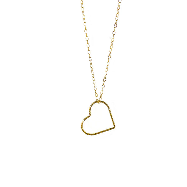 Gehamerd Klein Hart Ketting - Blinckstar - By Liev