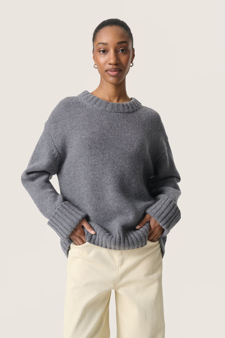 Pullover Grey - Soaked - Liev