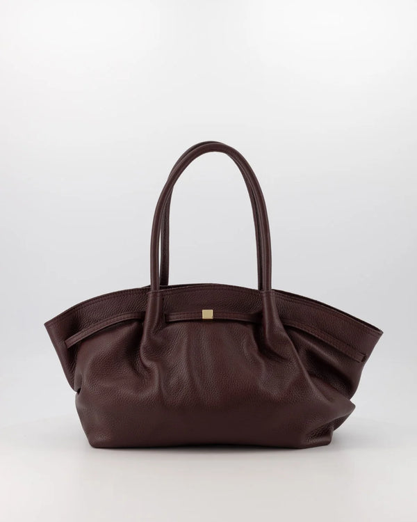 Leren Tas Burgundy Groot - Liev