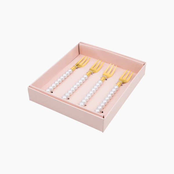 Set of Four Pearl Forks - By Liev